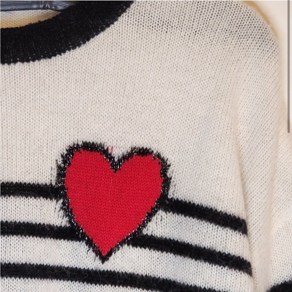 Rails Perci Bretton Heart Striped Sweater Striped - Picture 8 of 12